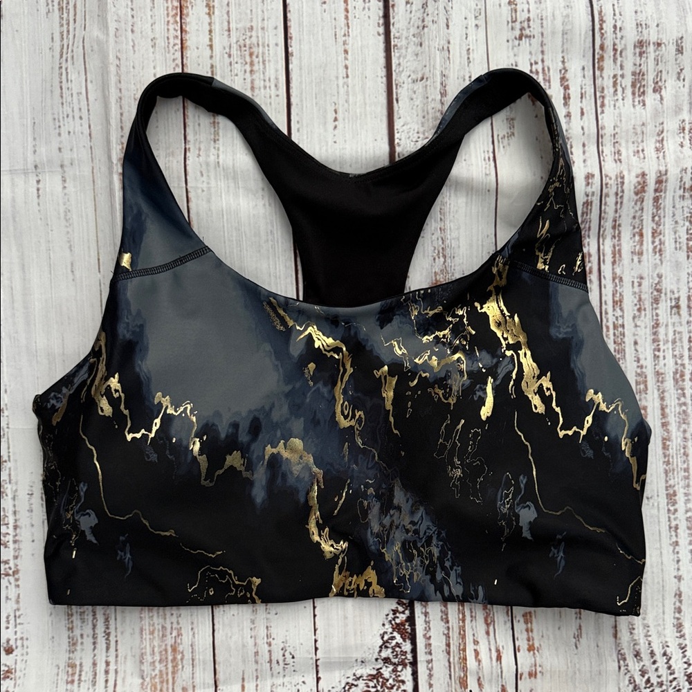 Old Navy Black Active Powersoft Racerback Sports Bra 2X